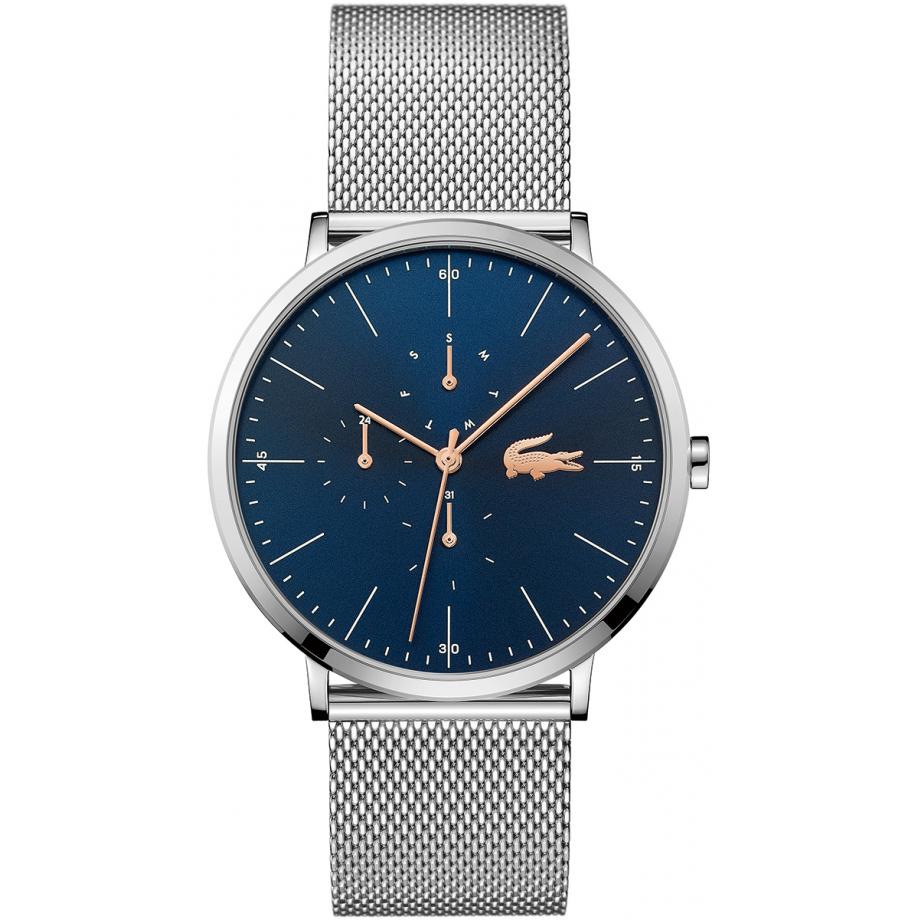 mens blue lacoste watch